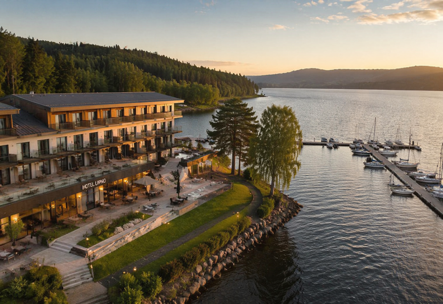 Hotelový resort u Lipna